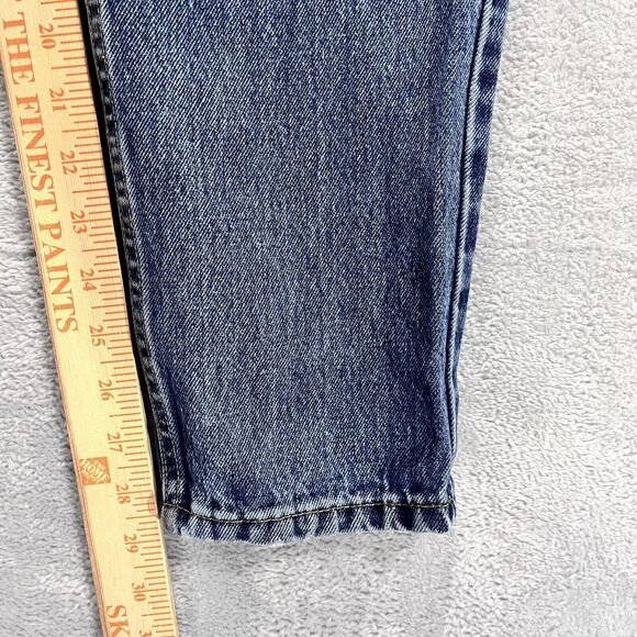 VTG Levis 512 Jeans Womens 11 Blue Slim Tapered High Rise Made in USA 90s Denim - Picture 6 of 11